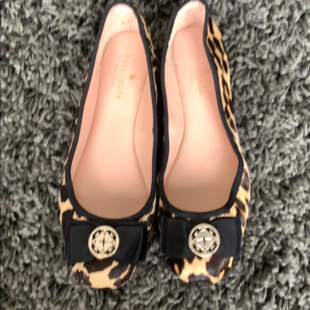 Kate spade New York Leopard flats